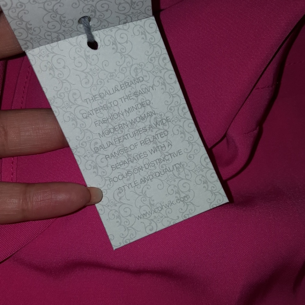 Pink One Shoulder Top - Picture 7 of 7
